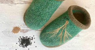 Becky's Felted Clogs