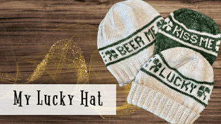 Photo of three versions of My Lucky Hat