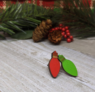 Christmas Light Earrings