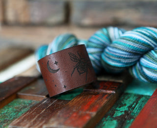 Leather Shawl Cuff : Bee & Moon