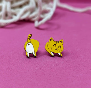 Cat Butt Earrings