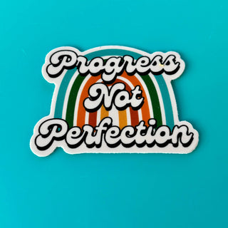 Progress Not Perfection Sticker