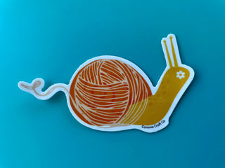 Yarn Snail Sticker