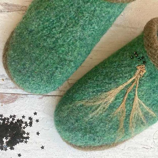Becky's Felted Clogs
