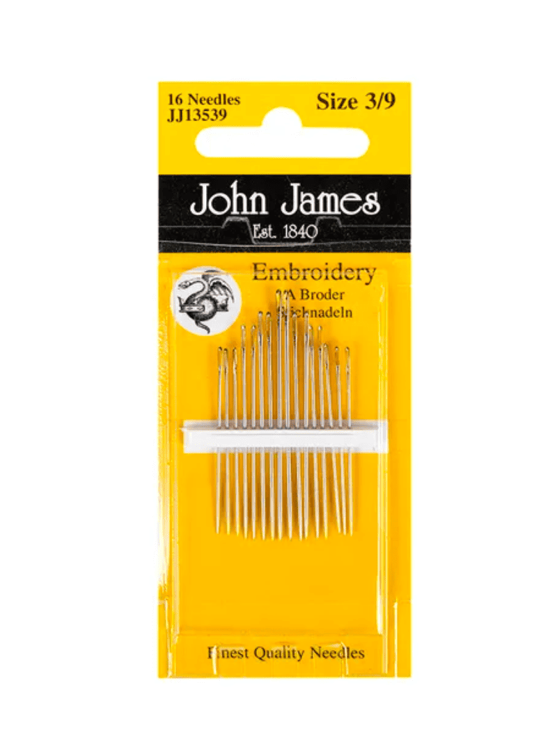 John James Embroidery Needles 16 pack 39
