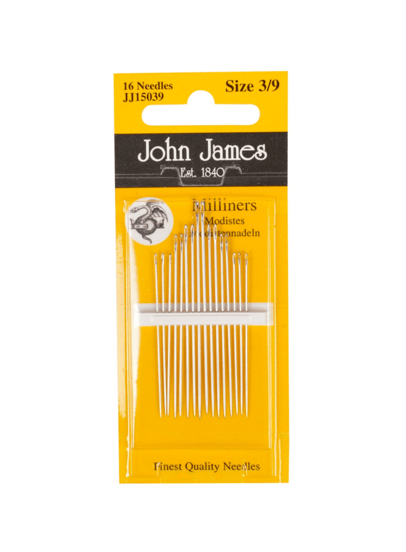 John James Milliners Needles 16 pack 39