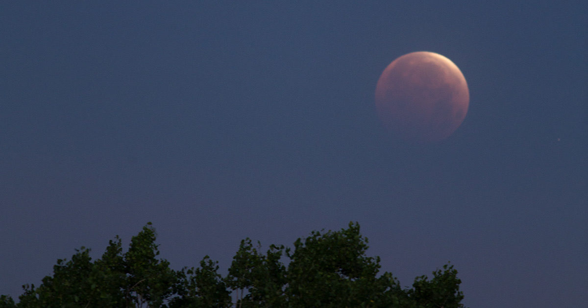 Lunar Eclipse over the Rio Grande