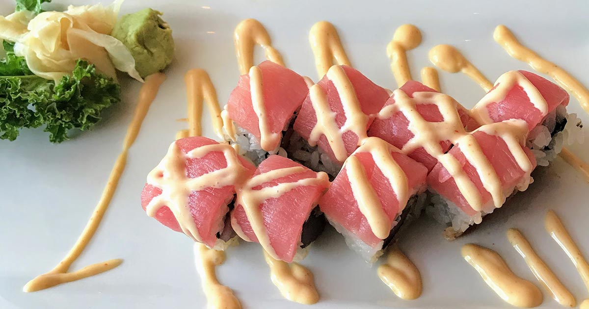 Sushi rolls from Koon Manee Jupiter in Florida